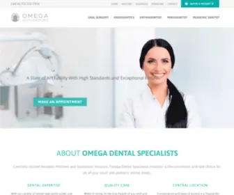 Omegadentists.com(Omega Dental) Screenshot