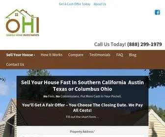 Omegahomeinvestments.com(Sell My House Fast Southern California) Screenshot