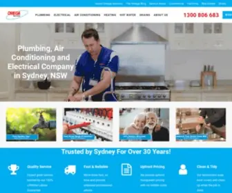 Omegahomeservices.com.au(Plumber Sydney) Screenshot