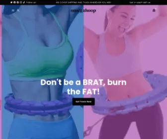 Omegahoop.com(Smart Weighted Hula Hoop) Screenshot