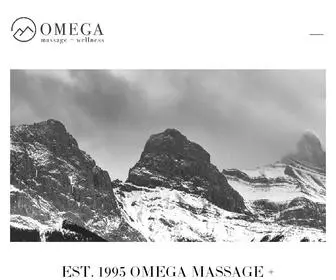 Omegamassage.ca(OMEGA massage) Screenshot