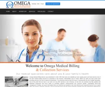 Omegambs.com(Omega Medical Billing & Collection Services) Screenshot