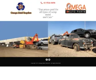 Omegametalrecyclers.com.au(Old Car Removal Dandenong) Screenshot