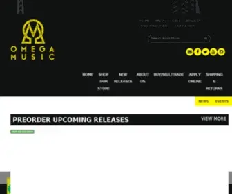 OmegamusiCDayton.com(Omega Music) Screenshot