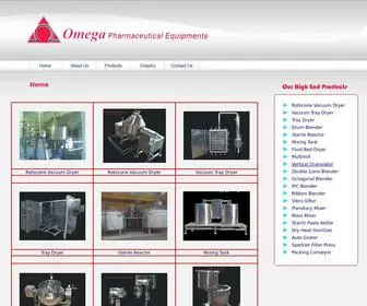 Omegapharma.in(Air Tray Dryers) Screenshot