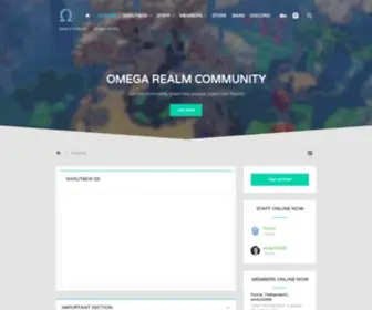 Omegarealm.com(Omega Realm) Screenshot