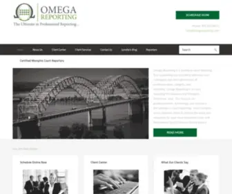 Omegareporting.com(Omega Reporting) Screenshot