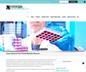 Omegascientific.com(Omega Scientific) Screenshot