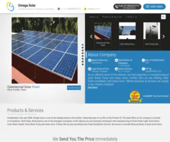 Omegasolar.net(Omega Solar) Screenshot