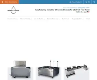 Omegasonics.com(Ultrasonic Cleaner of Choice) Screenshot