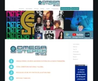 Omegastereo.com(Emisora de radio en Panama) Screenshot