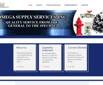 Omegasupplyservices.com(Omega Supply Services) Screenshot