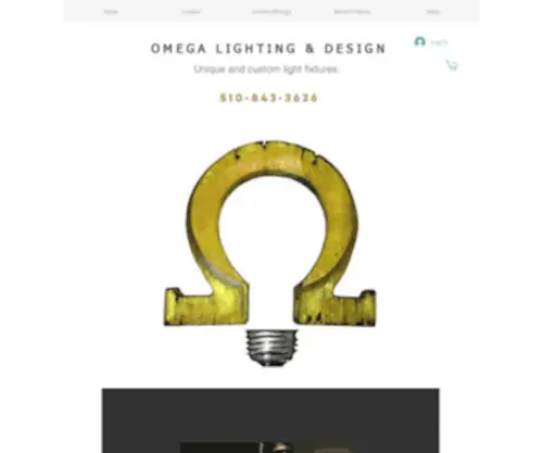 Omegatoo.com(Reproduction Lighting) Screenshot