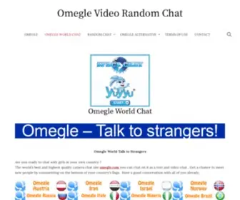 Omeglevideorandomchat.com(Omegle) Screenshot