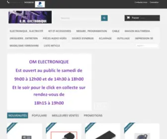 Omelectronique.fr(OM Electronique) Screenshot