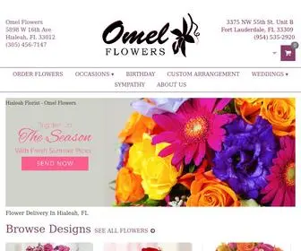 Omelflowers.com(Hialeah Florist) Screenshot