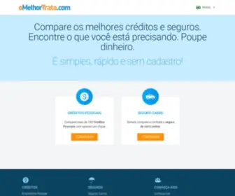 Omelhortrato.com.br(Emprestimos, Cartões de Crédito, Seguro de Auto) Screenshot