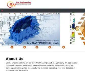 Omengineeringworks.in(India's No1 Gearbox Manufacturer) Screenshot