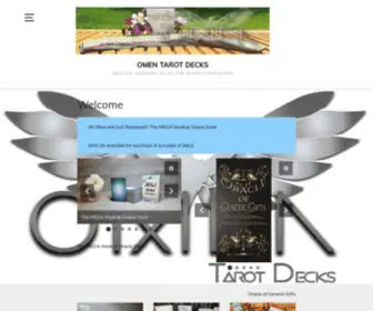 Omentarotdecks.com(Omen Tarot Decks) Screenshot