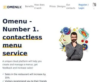 Omenu.com(Free Contactless menus) Screenshot