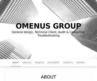 Omenusgroup.com(General design) Screenshot