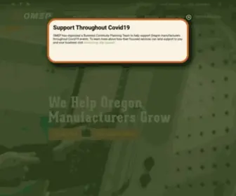 Omep.org(Oregon Manufacturing Extension Partnership (OMEP)) Screenshot