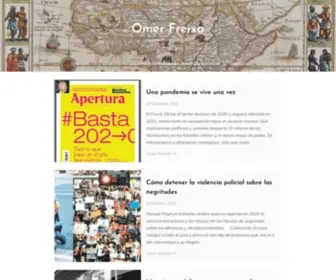 Omerfreixa.com.ar(Historiador africanista) Screenshot