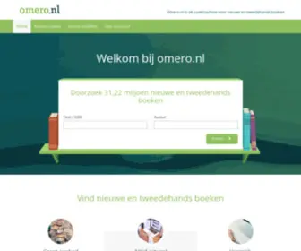 Omero.nl(Doorzoek en vergelijk tweedehands en nieuwe boeken) Screenshot