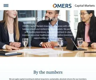 Omerscapitalmarkets.com(OMERS Capital Markets) Screenshot