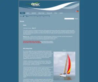 Omerwingsail.com(Omer soft wing) Screenshot