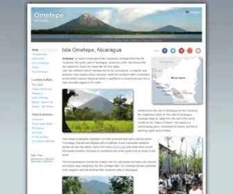 Ometepenicaragua.com(Isla Ometepe Travel Guide) Screenshot