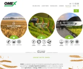 Omex.com(Agricultural Fertilisers) Screenshot