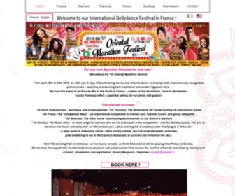 Omffrance.com(Festival international de danse orientale France Oriental Marathon Festival) Screenshot