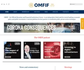 Omfif.org(Home) Screenshot