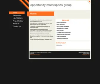 OMG1.com(Opportunity Motorsports) Screenshot