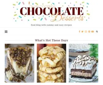Omgchocolatedesserts.com(OMG Chocolate Desserts) Screenshot