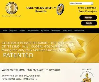 OMG.com.pr(Get Solid Gold Rebate for Every Purchase) Screenshot