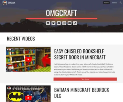 Omgcraft.com(Omgcraft) Screenshot