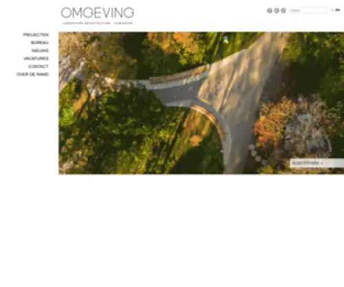 Omgeving.be(Landscape architecture urbanism) Screenshot