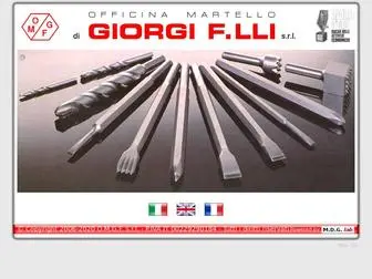 OMGF.it(Officina Martello di GIORGI F.LLI s.r.l) Screenshot