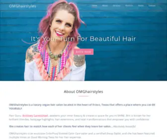 Omghairstyles.com(Home) Screenshot