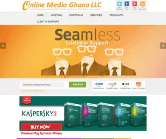 Omghlimited.com(Web and Software company in Ghana) Screenshot