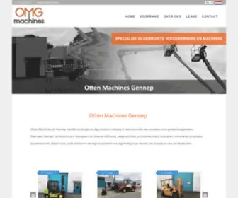 Omgmachines.nl(Otten Machines Gennep) Screenshot