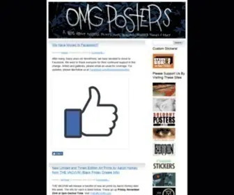 Omgposters.com(OMG Posters) Screenshot