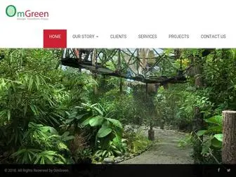 Omgreenoman.com(Landscape Architect in Oman) Screenshot