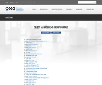 Omgwiki.org(Object Management Group Portals) Screenshot