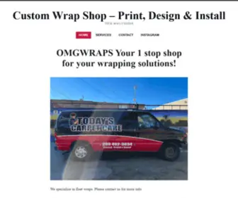 Omgwraps.com(Car Wraps In San Francisco) Screenshot