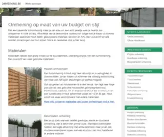 Omheining.be(Realisaties en prijzen vind je hier) Screenshot
