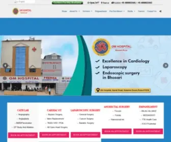 Omhospitalbhosari.com(Om Hospital) Screenshot