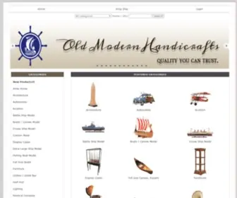 Omhusa.com(Fully Assembled Ship Models & Nautical Gifts) Screenshot